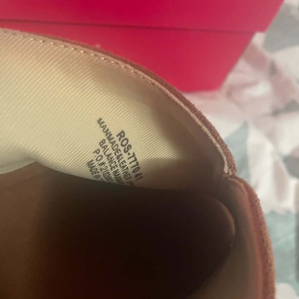 Alegria Rosie Brown Suede Wedge Shoes - Picture 10 of 10